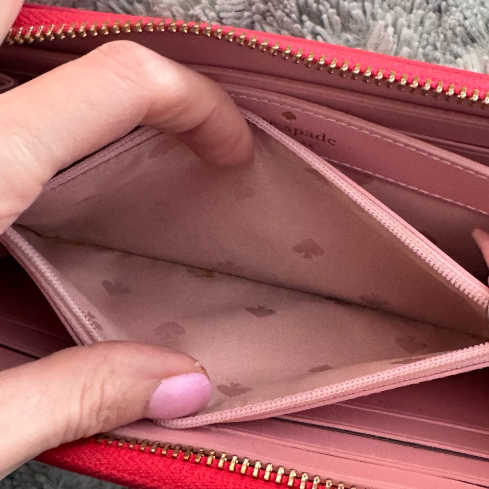 Kate Spade Pink Wallet with Cupcake Motif - Picture 4 of 4